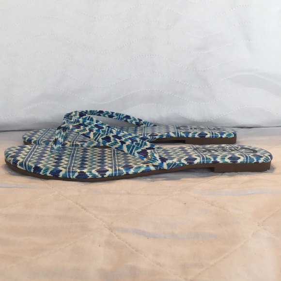 NWOT Sam Edelman Patent Leather Flip Flops Sz 9.5 - Picture 8 of 8